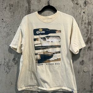 Corona Men's Beige Graphic Tee